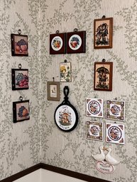 Collection Of Vintage Kitsch Wall Plaques