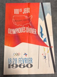 Vintage 1960 Olympics Poster