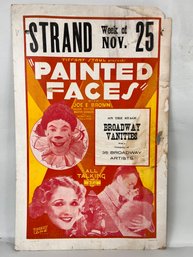 Vintage Poster From The Strand Theatre