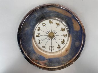 Amston Silver Plate Horoscope Dish