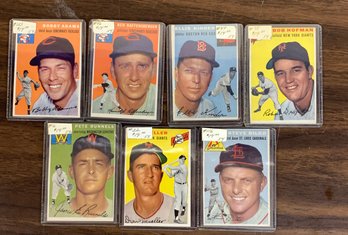 Group Of 1954 Topps Baseball Cards