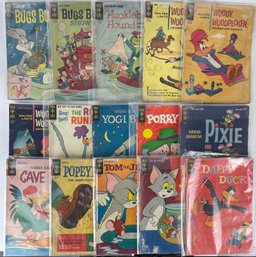 Vintage Gold Key Comics Featuring Bug Bunny, Tom & Jerry Woody Wood Pecker (LT-168)