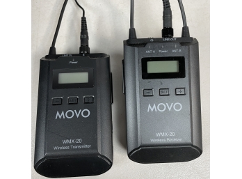 Pair Of Movo Wmx-20 Wireless Transmitters