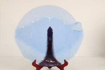 Art Glass Fish Plate
