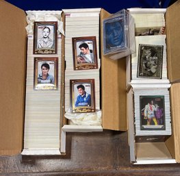 Lot Of Four Boxes Of Elvis Presley Trading Cards