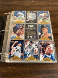 Binder Full Of Vintage Sample And PROMO Sports Cards