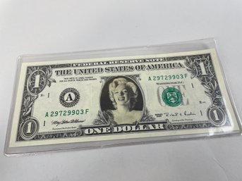 Marilyn Monroe Dollar Bill