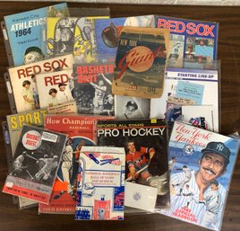 Vintage Sports Publications Lot Programs More 1950s Plus