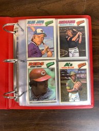 Complete 1977 Topps Cloth Sticker Set 55 Cards