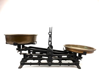 Vintage Iron And Brass Scale