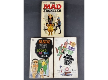 Vintage MAD Magazine Paperback Book Lot 4
