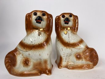 Pair Of Staffordshire Dogs