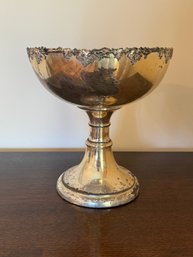 Silver Plate Footed Bowl Sheffield