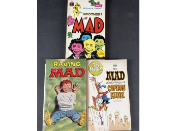 Vintage MAD Magazine Paperback Book Lot 8