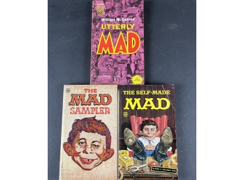 Vintage MAD Magazine Paperback Book Lot 9
