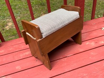 Vintage Upholstered Footstool