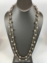 Beaded And Sculptured Necklace