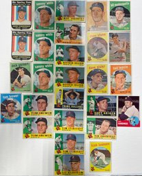 1950s 1960s Red Sox Baseball Card Lot