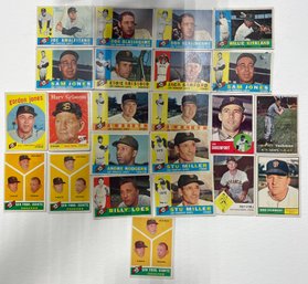 1950s 1960s Giants Baseball Card Lot