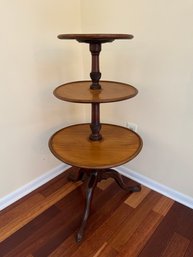 3 Tier Mahogany Table