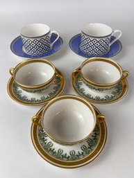 Collection Of Vintage Teacups And Saucers By JPL Haviland And More