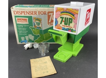 Vintage 7up Promotional Dispenser In Original Box