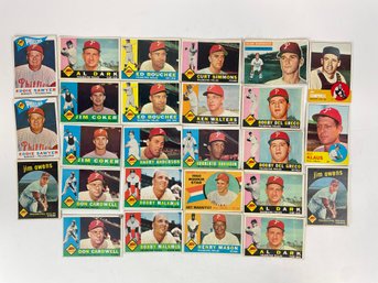 1950s 1960s Phillies Baseball Card Lot