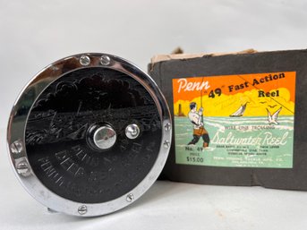 Vintage Penn Saltwater Reel Number 49