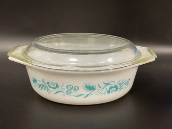 Pyrex Meadow 043 Casserole Dish With Lid