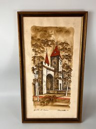 Signed Watercolor 1971