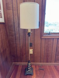 Vintage Brass Floor Lamp