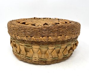 Native American Penobscot Style Basket