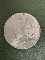 1924 Peace Dollar