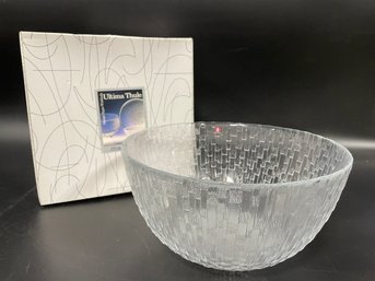 Iittala Ice Glass Ultima Thule Bowl In Original Box