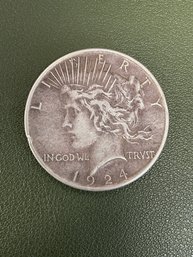 1924 Peace Dollar