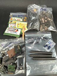 Lot Of Misc. Track Parts And Cart Parts For Lionel Train Set