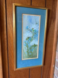 Vintage Watercolor Painting Signed Framed