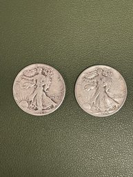 1944 Walking Liberty Half Dollars