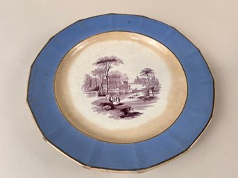 Antique Lustreware Plate