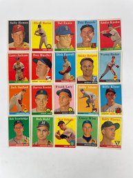 1958 Topps Baseball Card Lot