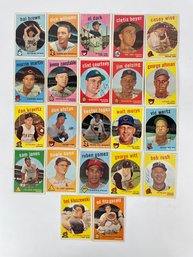 1959 Topps Baseball Card Lot