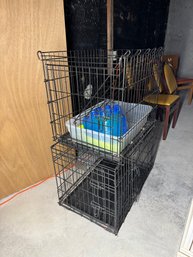 Pair Of Dog Kennels