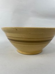 Yellow Ware Mixing Bowl