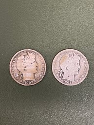 1903 & 1909 Barber Half Dollar