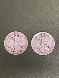 1917 Walking Liberty Half Dollars