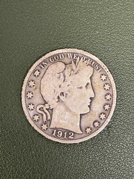 1912 Barber Half Dollar