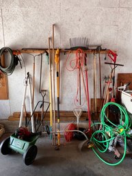 HUGE Lot Of Yard Tools, Hoses Etc.