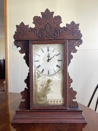 Electrified Antique Gingerbread Clock