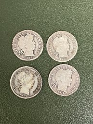 1911 - 1914 Barber Dimes