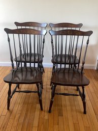 Set Of 4 Hitchcock Chairs AS IS